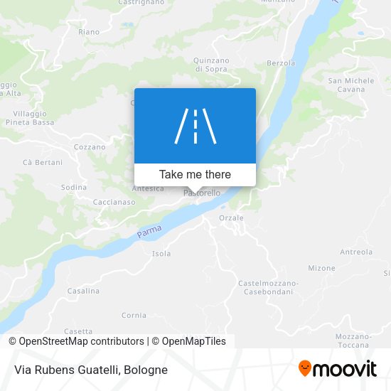 Via Rubens Guatelli map