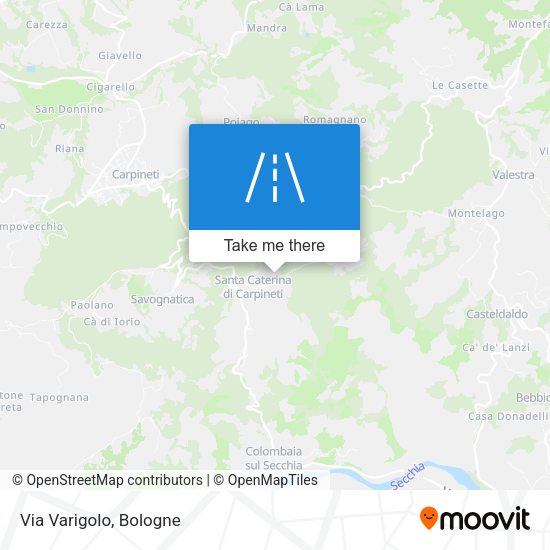 Via Varigolo map