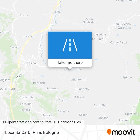 Località Cà Di Pisa map