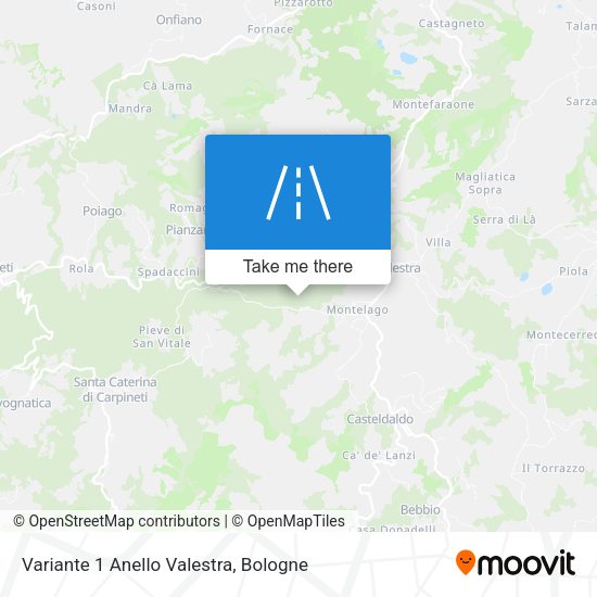 Variante 1 Anello Valestra map