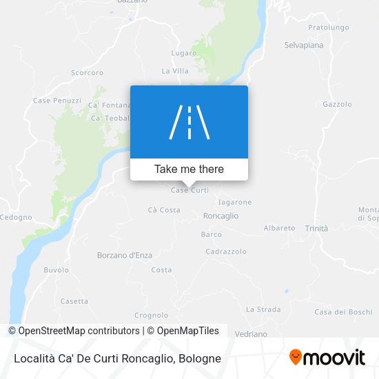 Località Ca' De Curti Roncaglio map