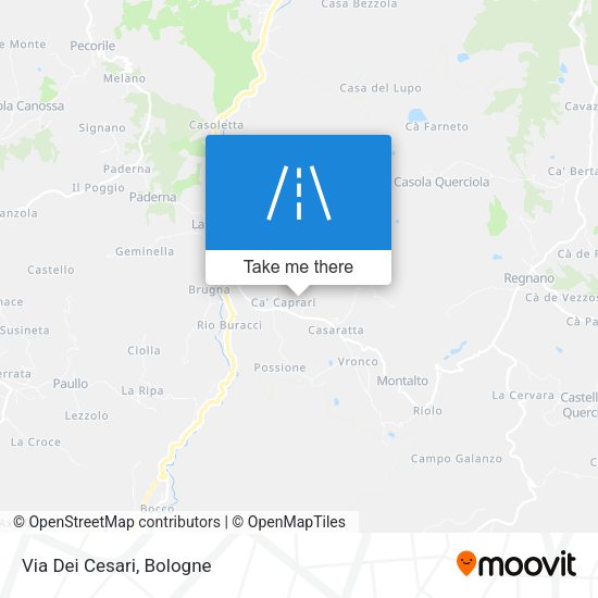 Via Dei Cesari map