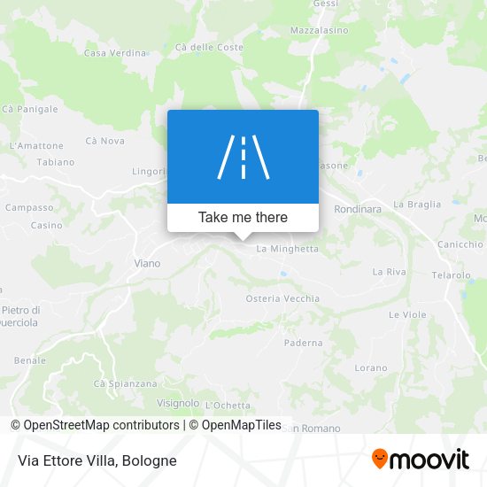 Via Ettore Villa map
