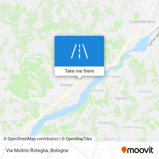 Via Molino Roteglia map