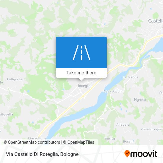 Via Castello Di Roteglia map