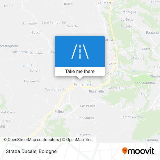 Strada Ducale map