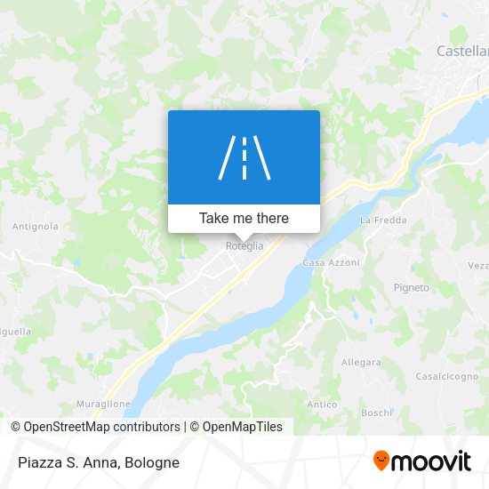 Piazza S. Anna map