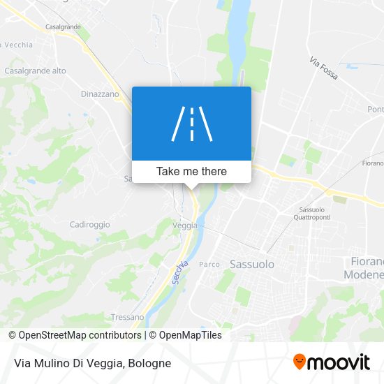 Via Mulino Di Veggia map