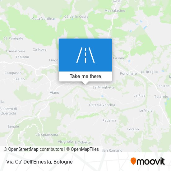 Via Ca' Dell'Ernesta map