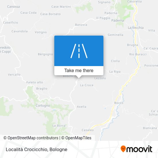 Località Crocicchio map