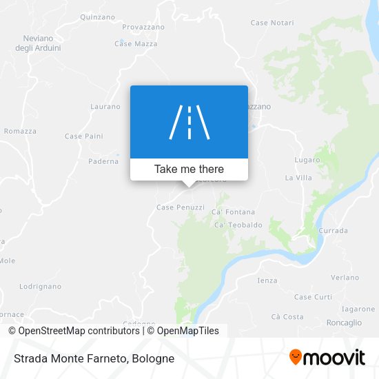 Strada Monte Farneto map