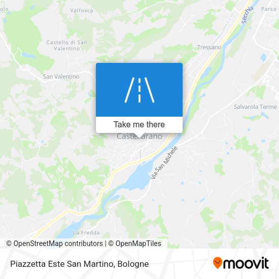 Piazzetta Este San Martino map