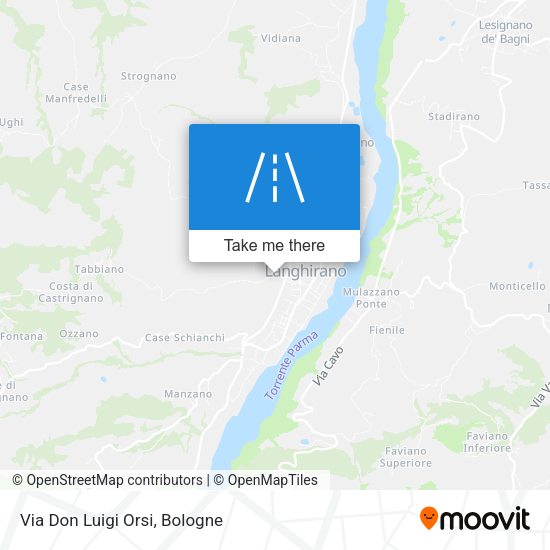 Via Don Luigi Orsi map