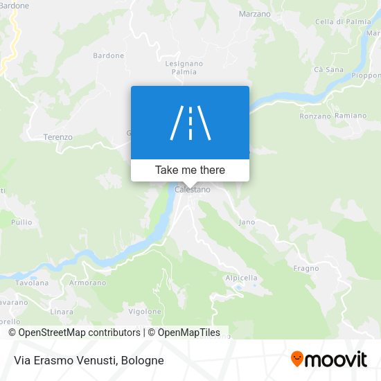 Via Erasmo Venusti map