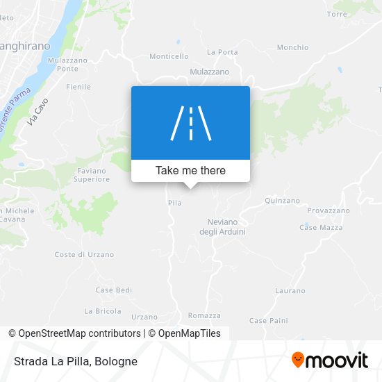 Strada La Pilla map
