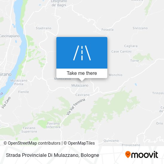 Strada Provinciale Di Mulazzano map