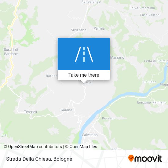 Strada Della Chiesa map