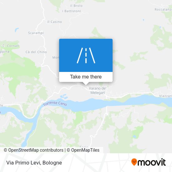 Via Primo Levi map
