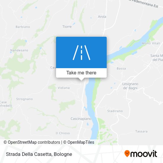 Strada Della Casetta map