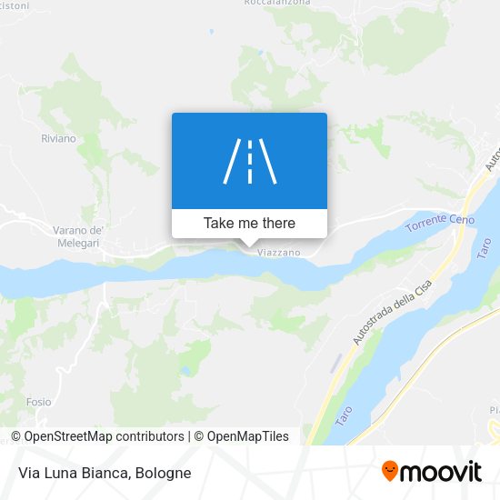 Via Luna Bianca map