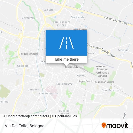 Via Del Follo map