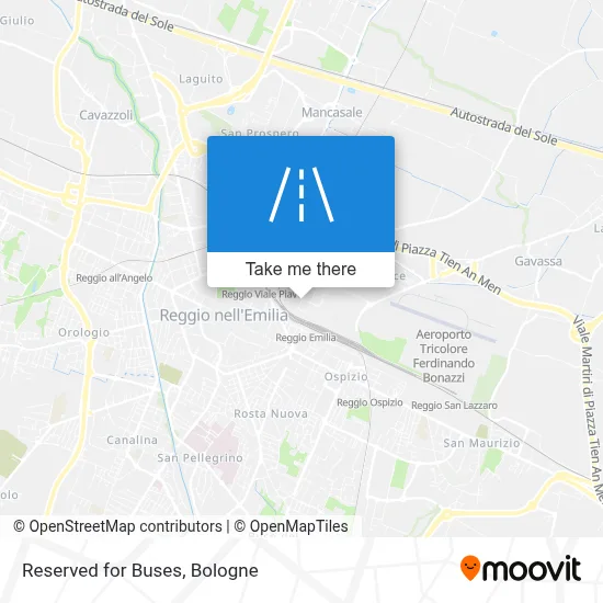 Reserved for Buses map