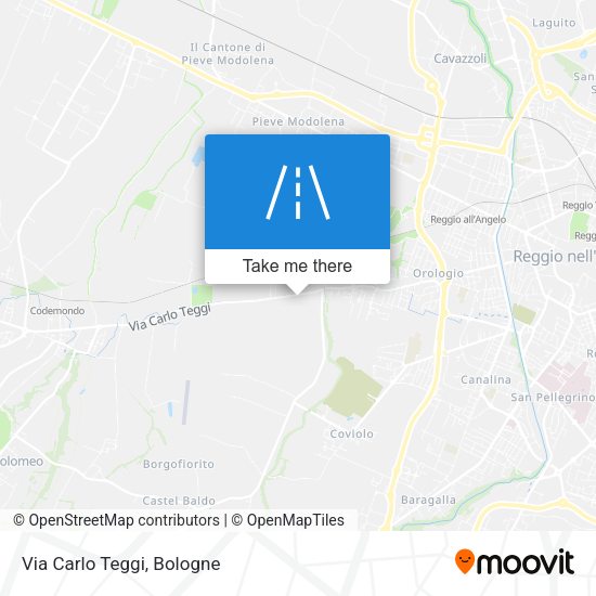 Via Carlo Teggi map