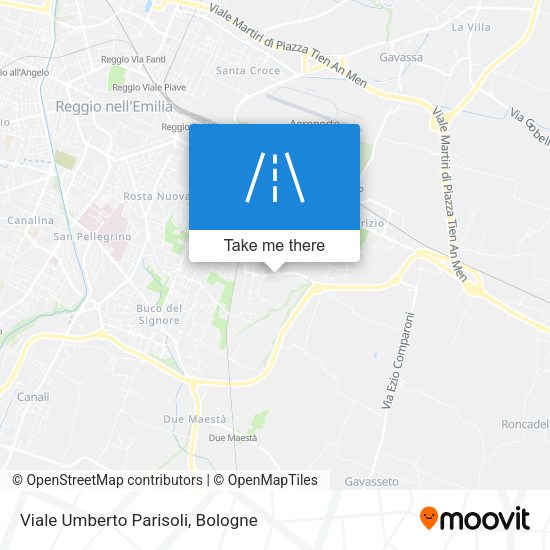 Viale Umberto Parisoli map