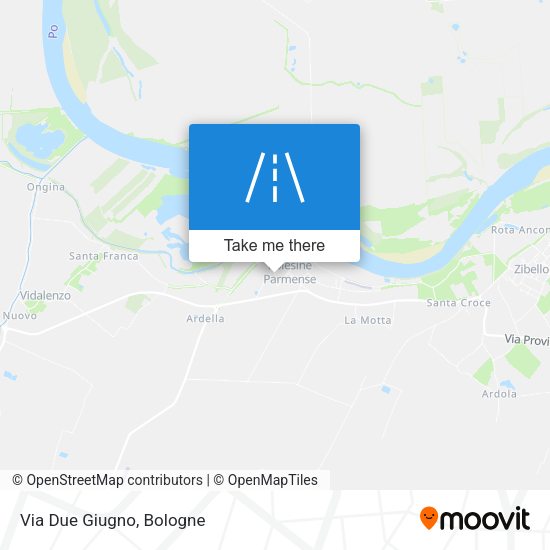 Via Due Giugno map