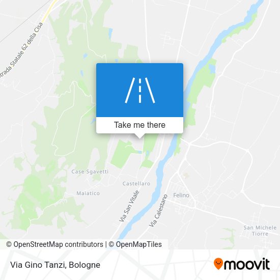 Via Gino Tanzi map