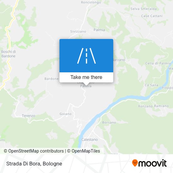 Strada Di Bora map