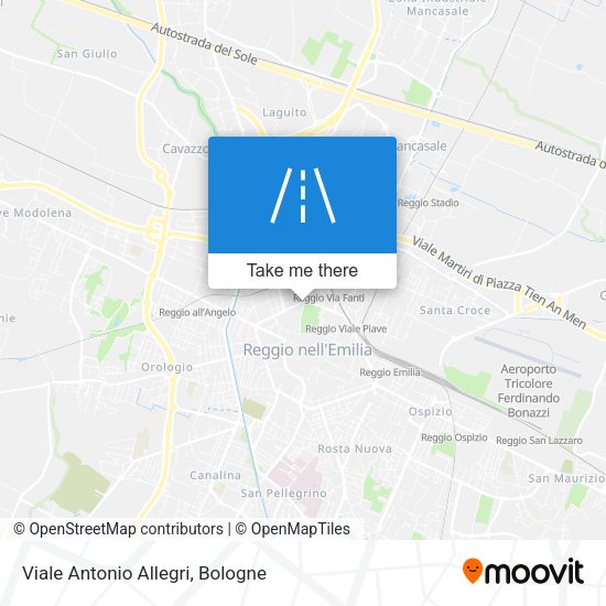 Viale Antonio Allegri map