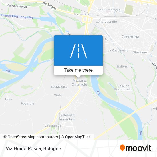 Via Guido Rossa map