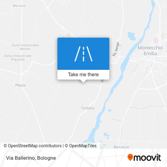 Via Ballerino map