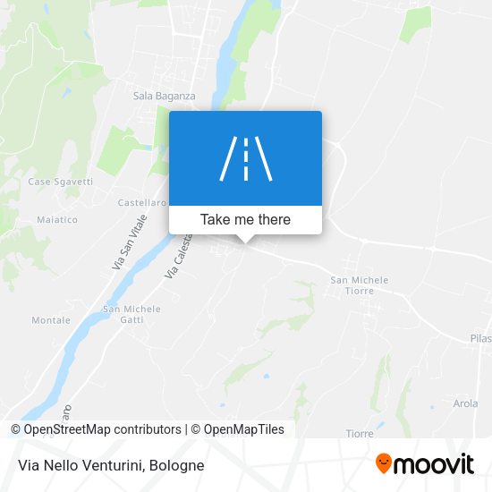 Via Nello Venturini map