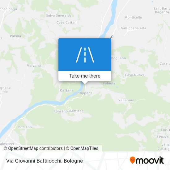 Via Giovanni Battilocchi map