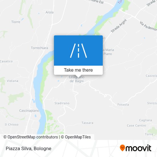 Piazza Silva map