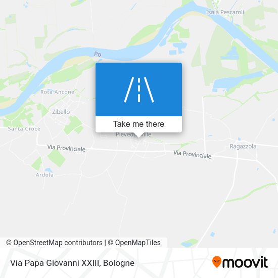 Via Papa Giovanni XXIII map