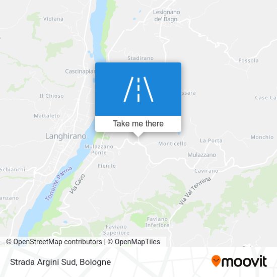 Strada Argini Sud map