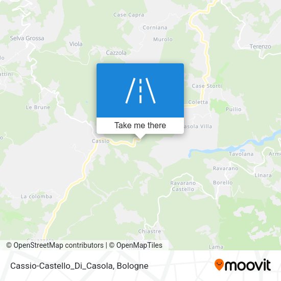 Cassio-Castello_Di_Casola map