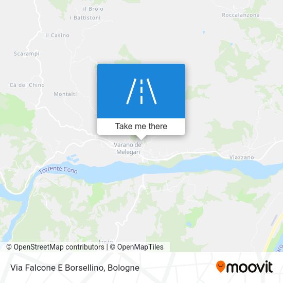 Via Falcone E Borsellino map
