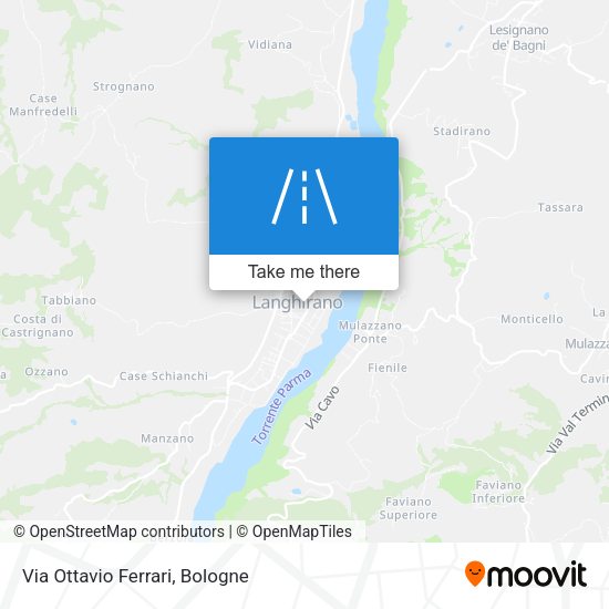 Via Ottavio Ferrari map