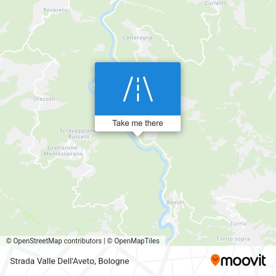 Strada Valle Dell'Aveto map