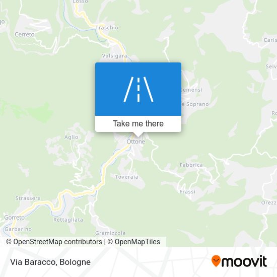 Via Baracco map