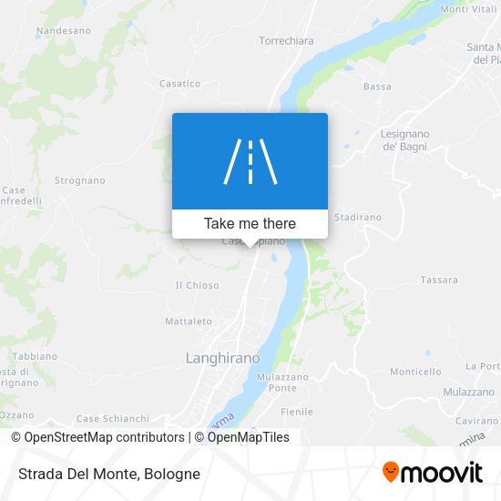 Strada Del Monte map