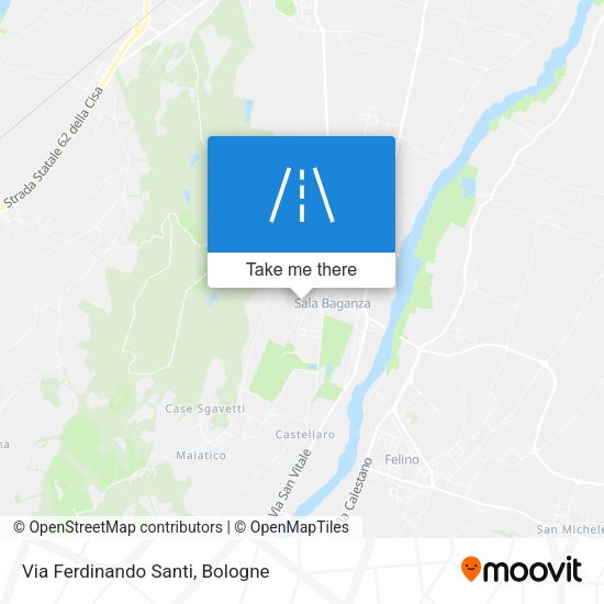 Via Ferdinando Santi map