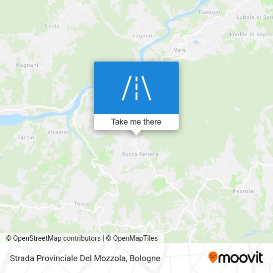 Strada Provinciale Del Mozzola map