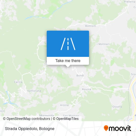 Strada Oppiedolo map