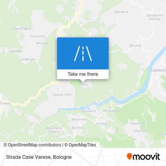 Strada Case Varese map