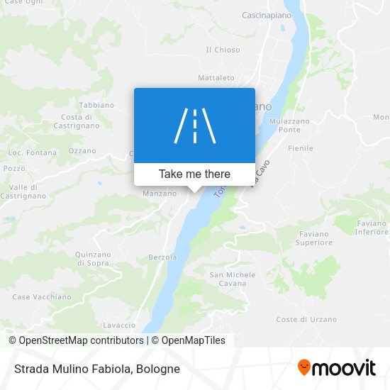 Strada Mulino Fabiola map